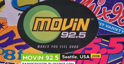 Radio Station Stickers And More Movin 925 Seattle 2008