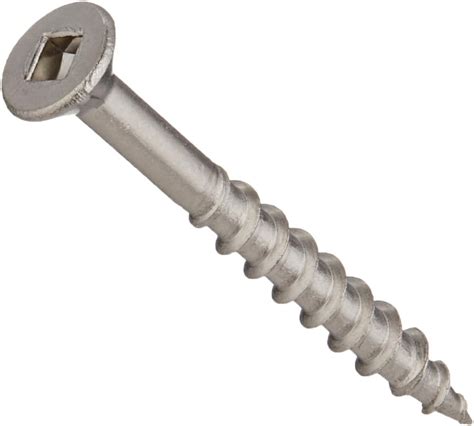 Hillman 47430 Stainless Steel Square Drive Deck Screw 8 X