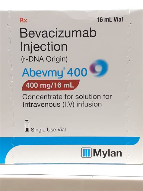 Bevacizumab Injection 400mg Abevmy 400 Treatment Anti Cancer Rs