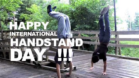 International Handstand Day Youtube