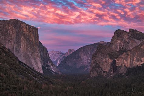 Expose Nature Brilliant Sunset Over Yosemite National Park Oc 1620