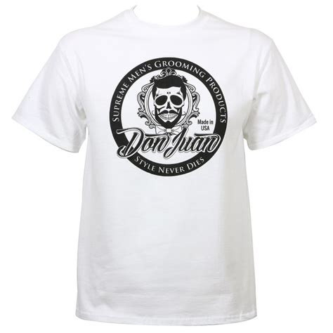 Don Juan Seal Logo T Shirt White Merch2rock Alternative Clothing