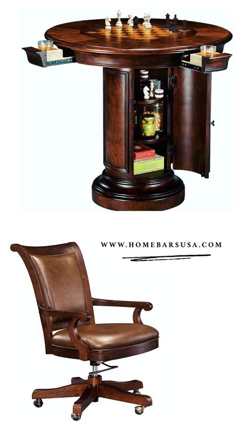 The best chairs for poker table should be comfortable, breathable, & durable enough to handle players tilt. Vintage Inspired Poker Table and Poker Chair | Man cave ...