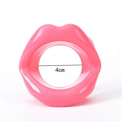 Sexy Lip Shape Mouth Gags Sex Toys Rubber Opening Mouth Gag For Men And Woman Fetish Adult Sex
