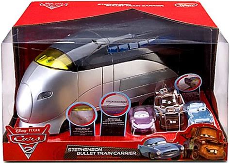 Car Toys Store Online Disney Pixar Cars Exclusive Transporter Stephenson Bullet Train Carrier