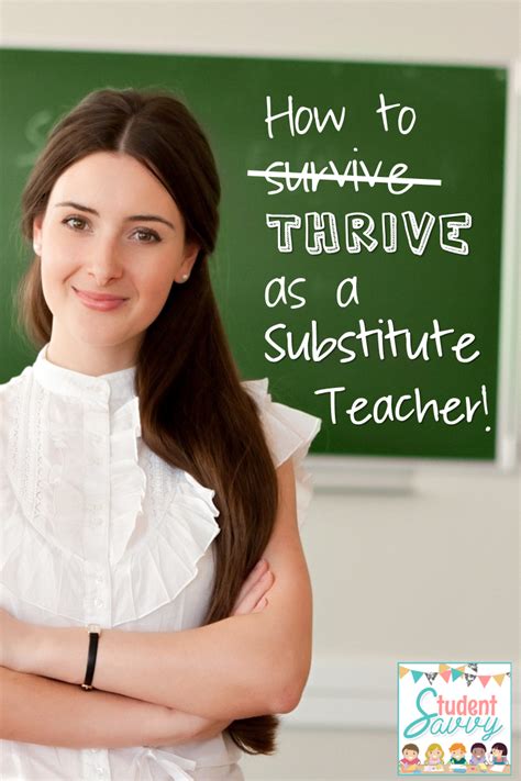 Studentsavvy How To Thrive As A Substitute Teacher