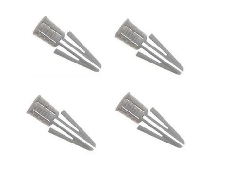 4 x metal cavity wall anchors. 60 Pack Plasterboard Cavity Wall Plugs Heavy Duty Raw Rawl ...