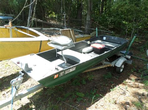For Sale 12 Foot Jon Boat And Trailer 500 Oconee Sailing And Yacht