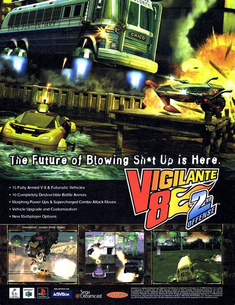 Vigilante 8 2nd Offense Psx Cover
