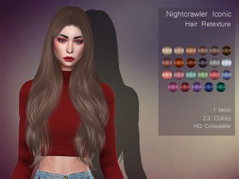 Lmcs Nightcrawler Iconic Hair Retexture By Lisaminicatsims At Tsr