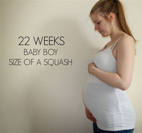 22 weeks pregnant belly
