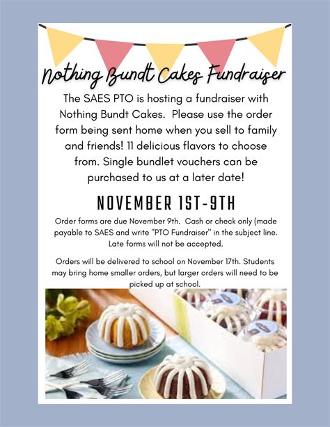 Nothing Bundt Cakes | San Antonio Elementary