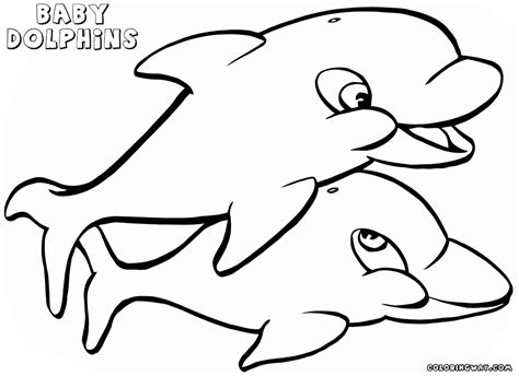 Baby dolphin coloring pages | Coloring pages to download and print