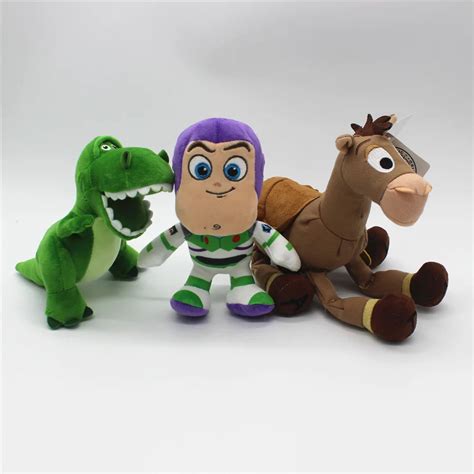 3piece 18 25cm Toy Story Woody Buzz Lightyear Bullseye Alien Rex