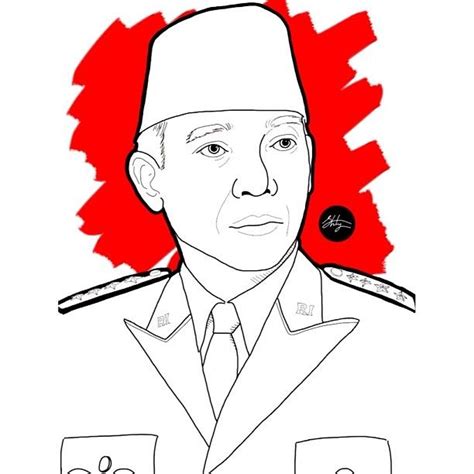 Sketsa Soekarno