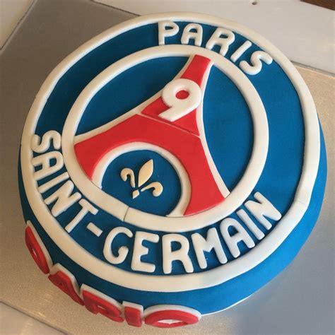 Psg Paris Saint Germain Birthday Cake Gâteau Danniversaire Idée