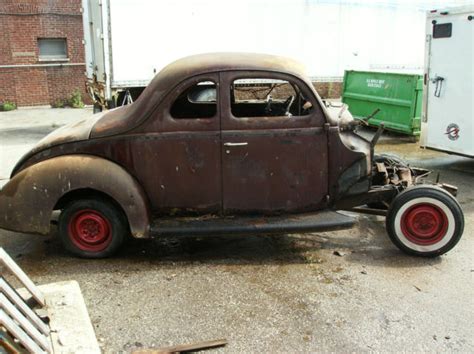 1940 Ford Coupe Project Rolling Chassis And Complete Body For Sale In