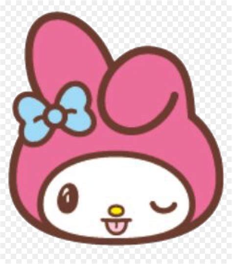 Sticker Emoji My Melody Clipart Png Download My Melody Hello Kitty