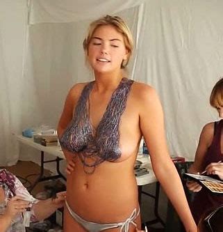 Kate Upton Body Paint And Topless Pics Scandal Planet