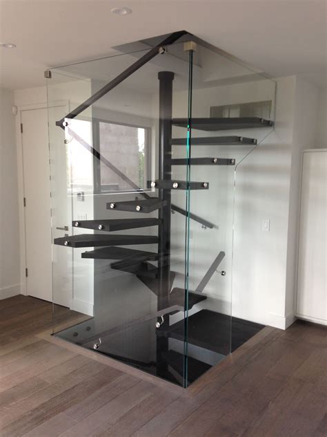 Enclosed Floating Square Spiral Staircase Spiral Staircase Dimensions