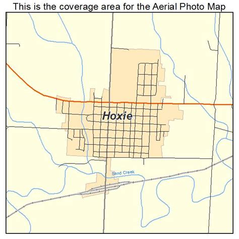 Aerial Photography Map Of Hoxie Ks Kansas