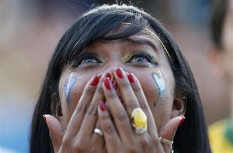 photo gallery brazil fans in tears after germany s defeat multimedia ahram online