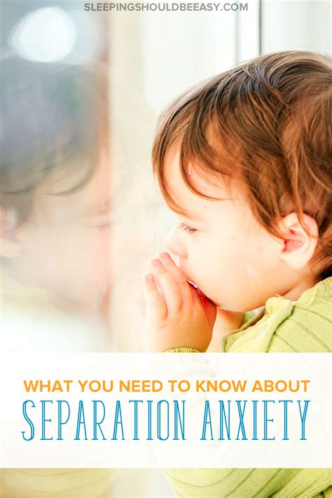 Separation Anxiety In Children What You Need To Know