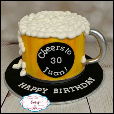 Cheers Beer Mug Cake Birthday Beer Cake Beer Mug Cake Birthday Cake Beer