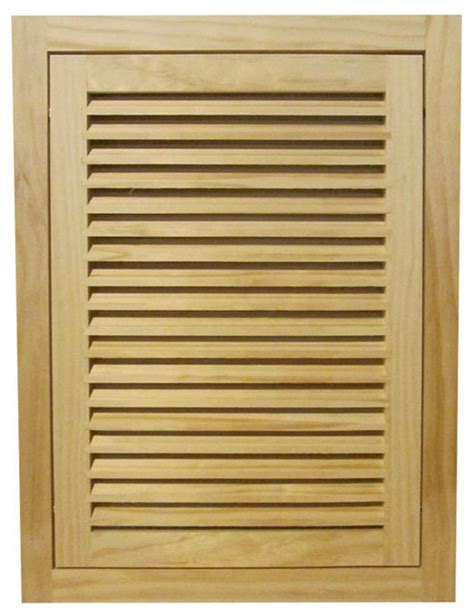 Wood Return Air Filter Grille 14x20 Standard Square Edge