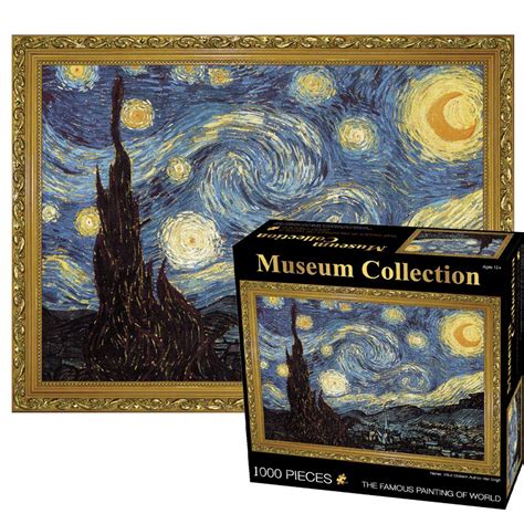 Buy Tinyouth 1000 Pieces Puzzle For Adults 《starry Night》museum