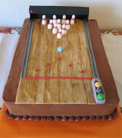 Bowling Alley Cake Bowling Birthday Cakes Bowling Cake 10th Birthday