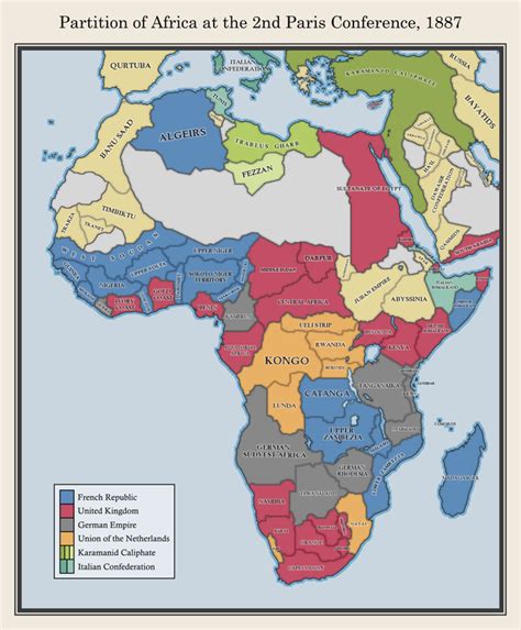 Partition Of Africa At The 2nd Paris Conference 1887 Artofit