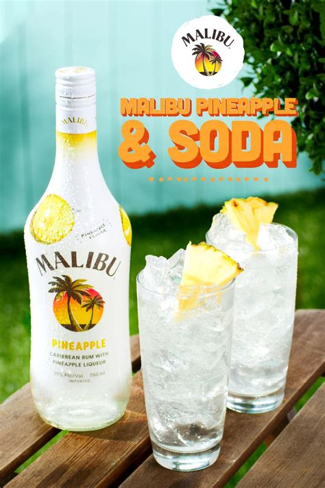 It's fruity and very refreshing. Pineapple Malibu Cocktail : Malibu Rum Caribbean Pineapple ...