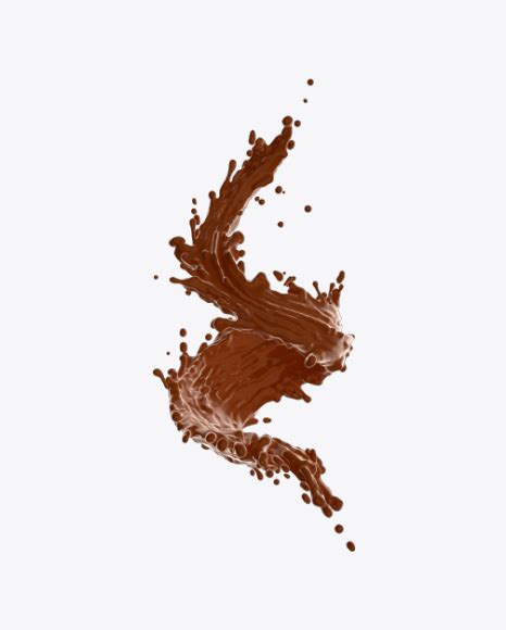 Twisted Chocolate Splash Png Image