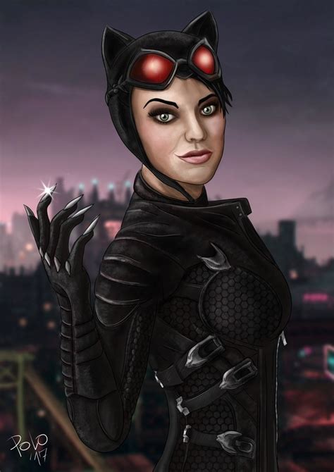 Artstation Catwoman Arkham Knight