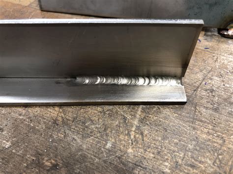 First Tig Filet Weld 5th Week Welding Course At Local Community