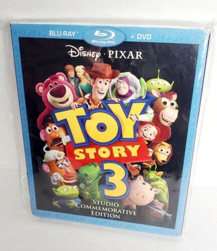 Toy Story 3 Blu Raydvd 2011 2 Disc Set Studio Commemorative