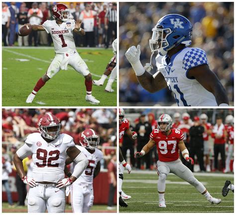 Nfl Mock Draft 2019 See The Composite Big Board Featuring The Top 100