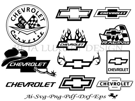 Chevy Svg Chevrolet Emblem Svg Chevrolet Silhouette Digital Etsy