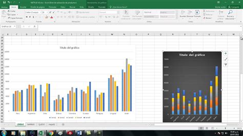 Graficos 2 En Excel Youtube