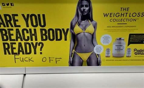 Protein World ‘beach Body Campaign Was Not ‘socially Irresponsible