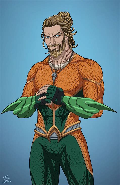 Aquaman V 2 Earth 27 Commission By Phil Cho On Deviantart Superhero Art Dc Comics Art Dc