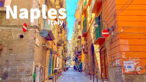 Naples Italy 🇮🇹 Summer Walk 4k Hdr Walking Tour Youtube