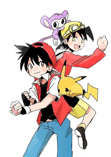 pokemon manga pokemon red pokemon trainer red