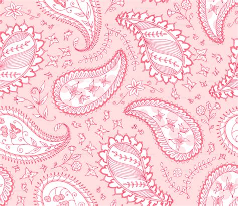 Download Pink Paisley Background Wallpaper By Garybaker Pink