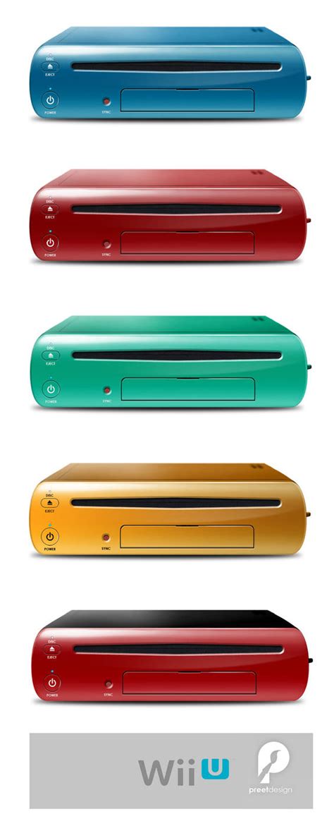 Wii U Colors By Preetard On Deviantart