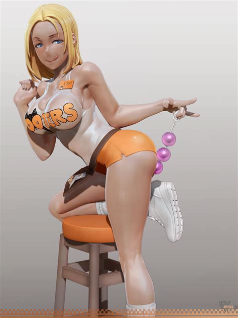 Mari Hooters And More Drawn By Leslyzerosix Danbooru