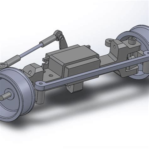 Download Free 3d Model Printed Truck V2 Front Axle ・ Cults