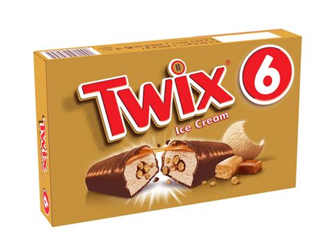 Barres glacées biscuit enrobées de chocolat et caramel TWIX