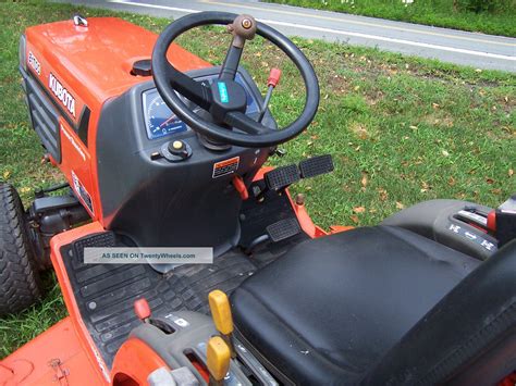 Kubota B1700 Tractor And Mower